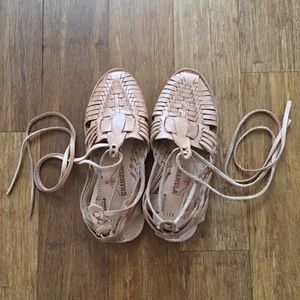 Madewell limited run lace up huaraches size 7